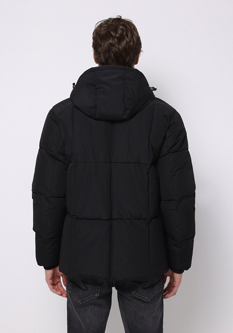 Afișați detalii pentru Jacheta De Barbati Negru Slim Fit  Cl1076713