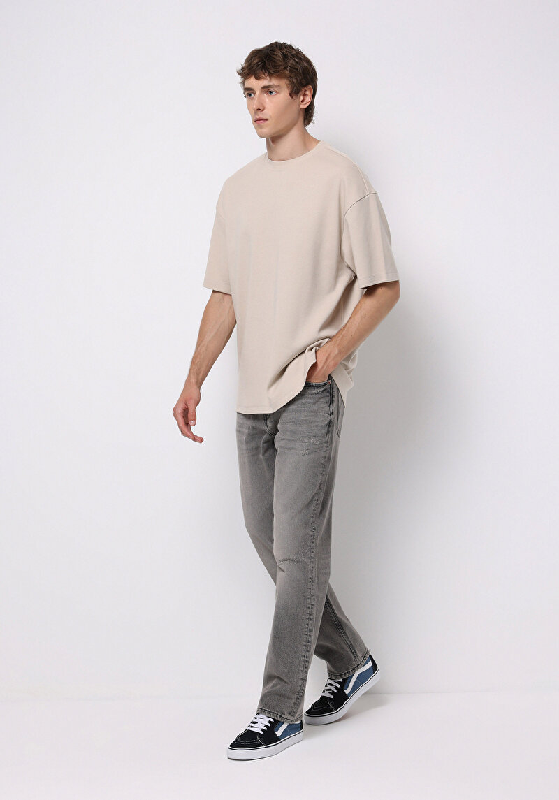 Imagine a Pantaloni De Barbati Negru Regular Fit 047 Fit Cl1076019