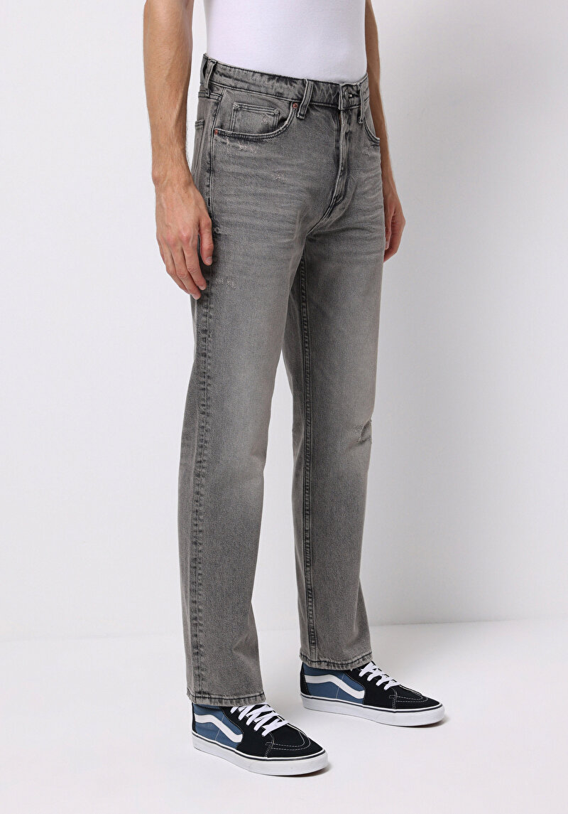 Afișați detalii pentru Pantaloni De Barbati Negru Regular Fit 047 Fit Cl1076019