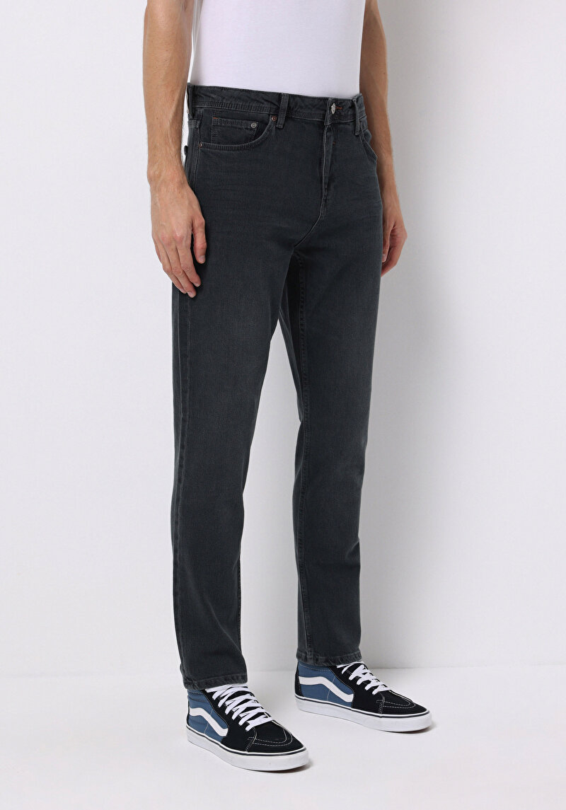 Imagine a Pantaloni De Barbati Albastru Inchis Regular Fit 067 Jack Cl1076022