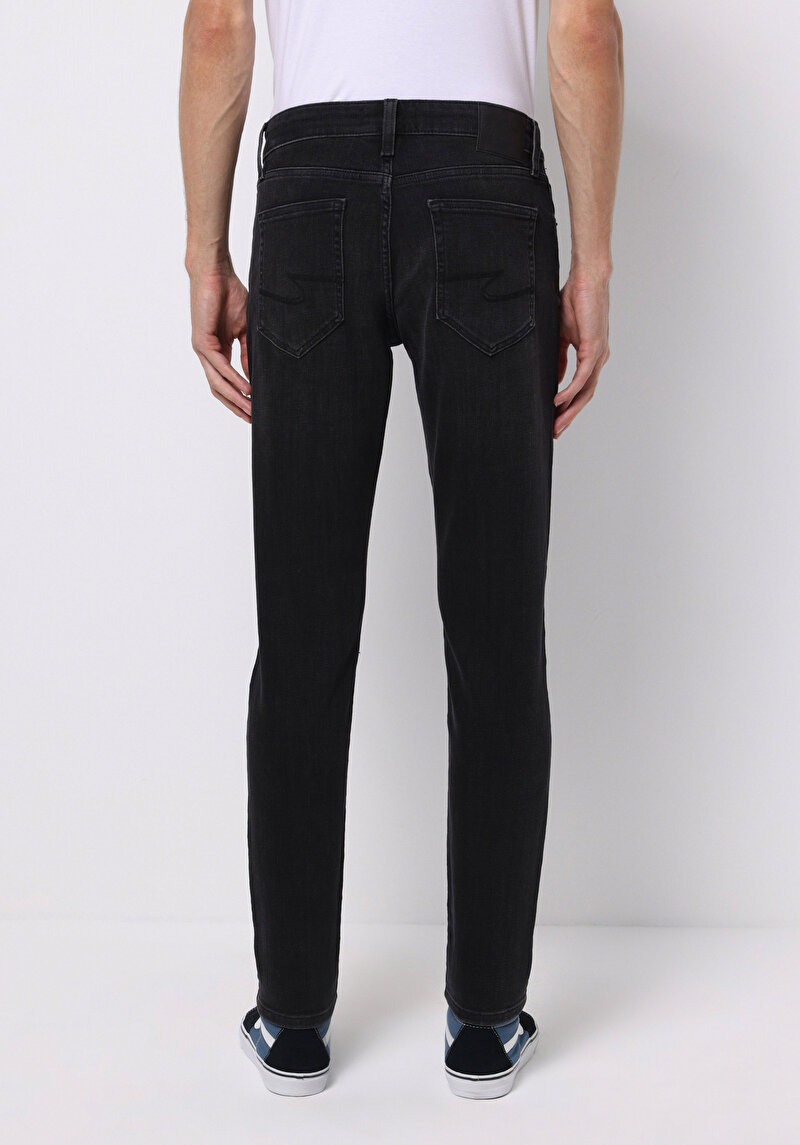 Imagine a Pantaloni De Barbati Negru Slim Fit 041 Danny Cl1076543