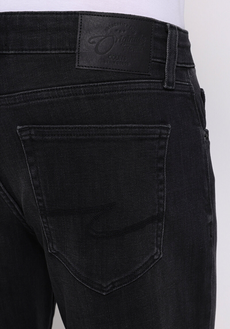 Afișați detalii pentru Pantaloni De Barbati Negru Slim Fit 041 Danny Cl1076543