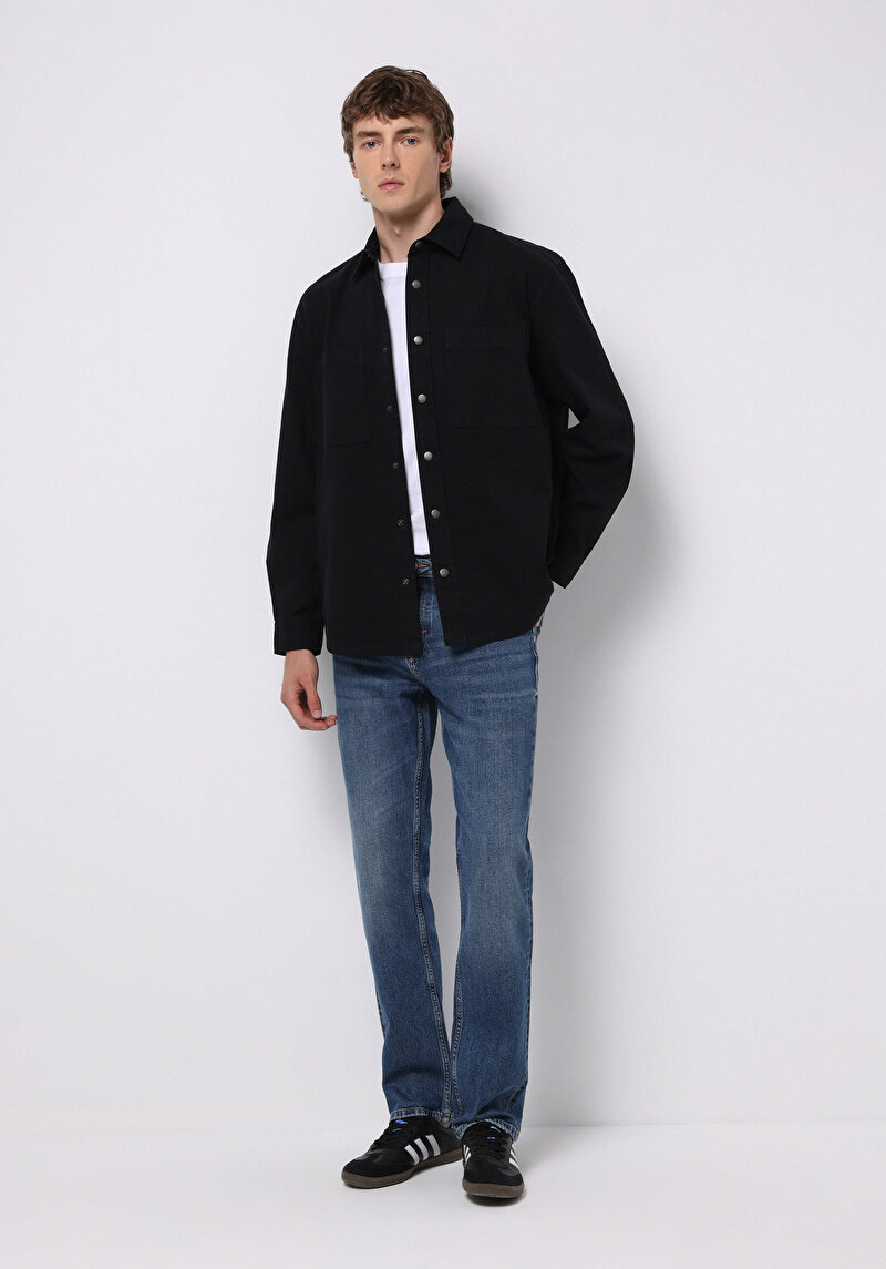 Imagine a Jachetă De Barbati Negru Comfort Fit Cl1076729