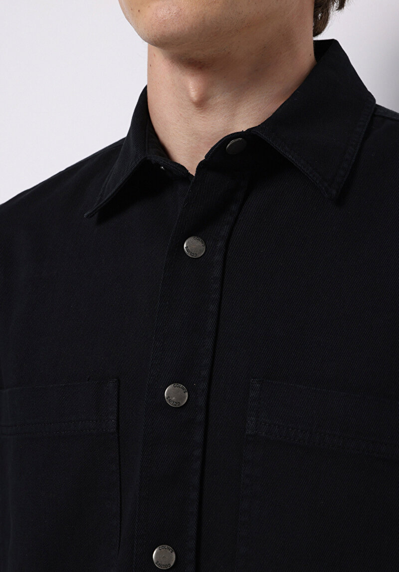 Imagine a Jachetă De Barbati Negru Comfort Fit Cl1076729