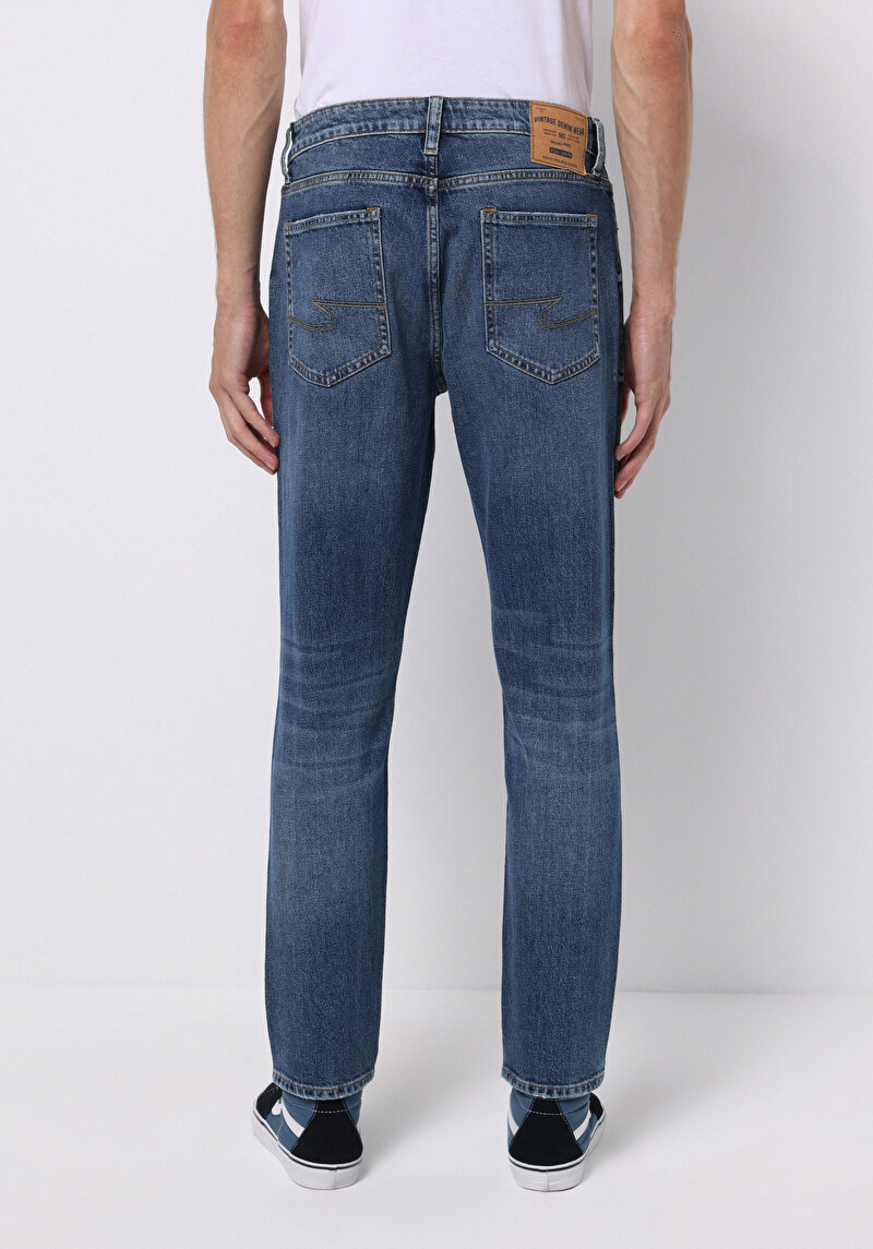 Afișați detalii pentru Pantaloni De Barbati Albastru Regular Fit 067 Jack Cl1076827