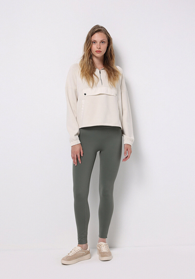 Imagine a Pantaloni De Dama Verde Slim Fit Cl1075485