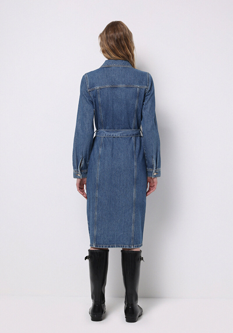 Afișați detalii pentru Rochie De Dama Albastru Slim Fit  Cl1076047