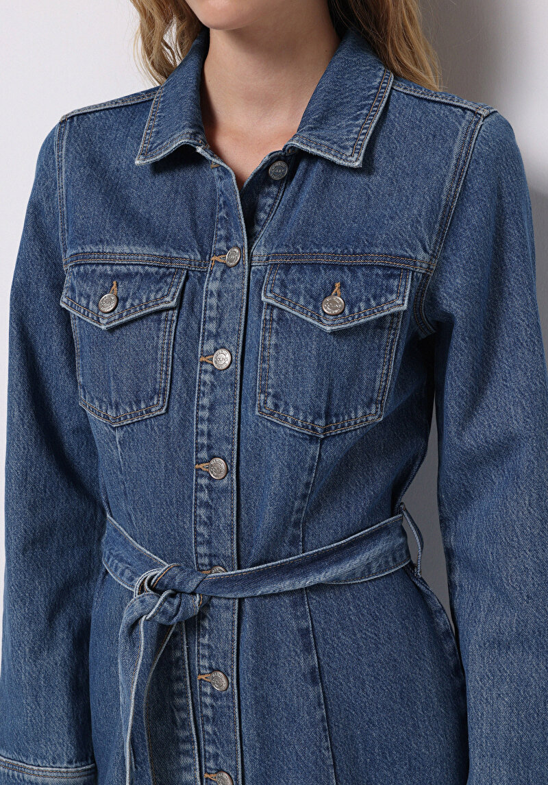 Afișați detalii pentru Rochie De Dama Albastru Slim Fit  Cl1076047