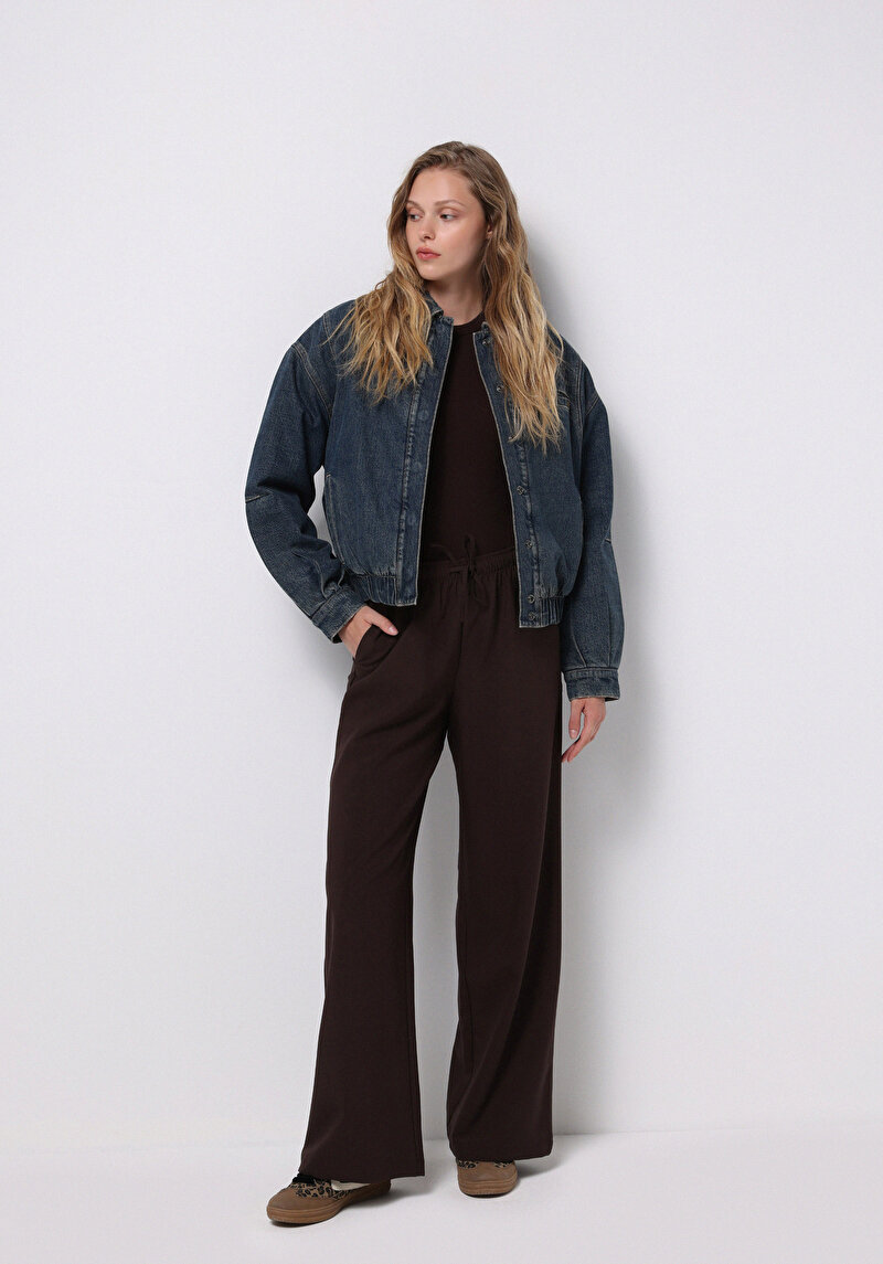 Imagine a Jacheta De Dama Albastru Oversize Fit Cl1076054