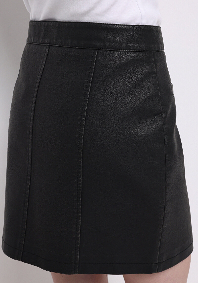 Afișați detalii pentru Fusta De Dama Negru Mini  Cl1076653