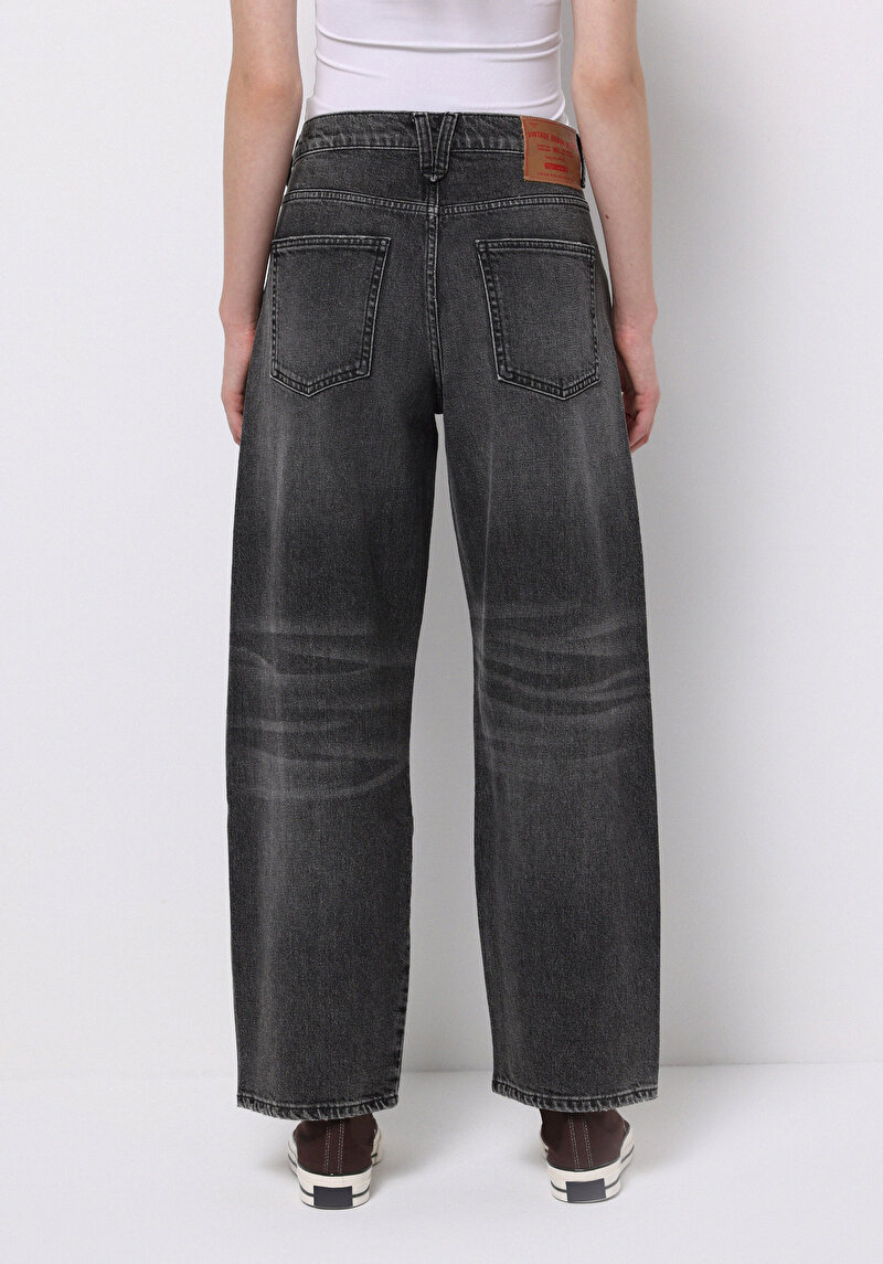 Afișați detalii pentru Pantaloni De Dama Negru Loose Fit  Cl1076781