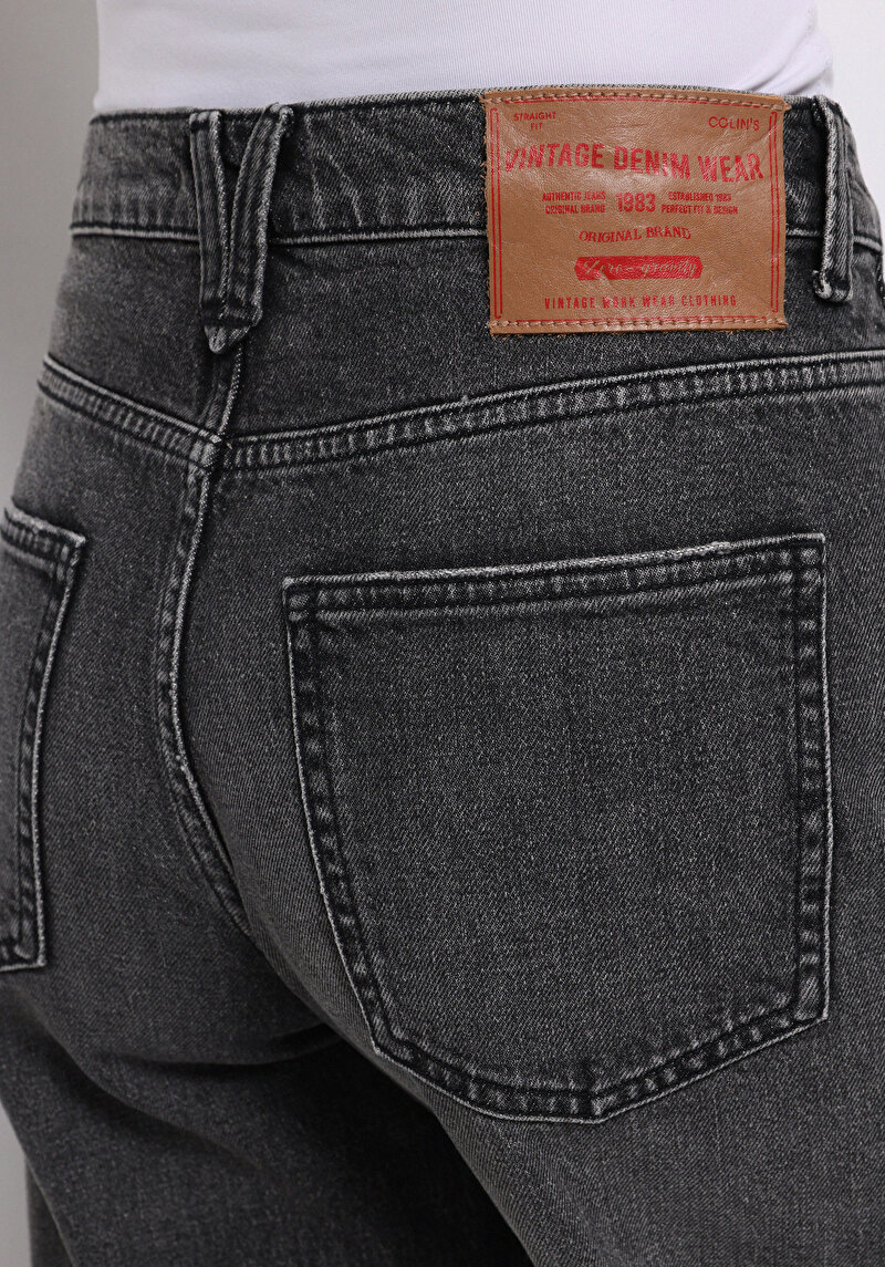 Afișați detalii pentru Pantaloni De Dama Negru Loose Fit  Cl1076781