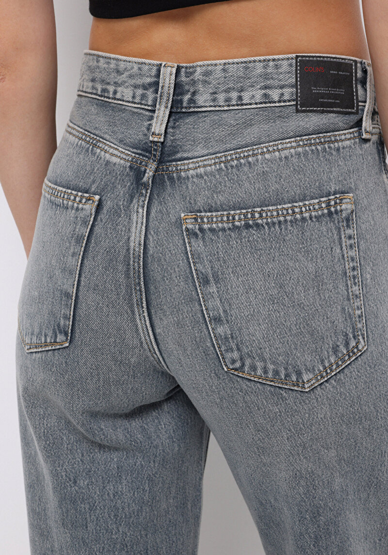 Afișați detalii pentru Pantaloni De Dama Albastru Regular Fit 970 Berry Cl1076157