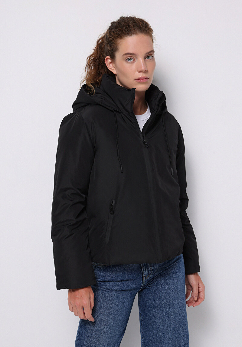 Imagine a Jacheta De Dama Negru Regular Fit  Cl1076421