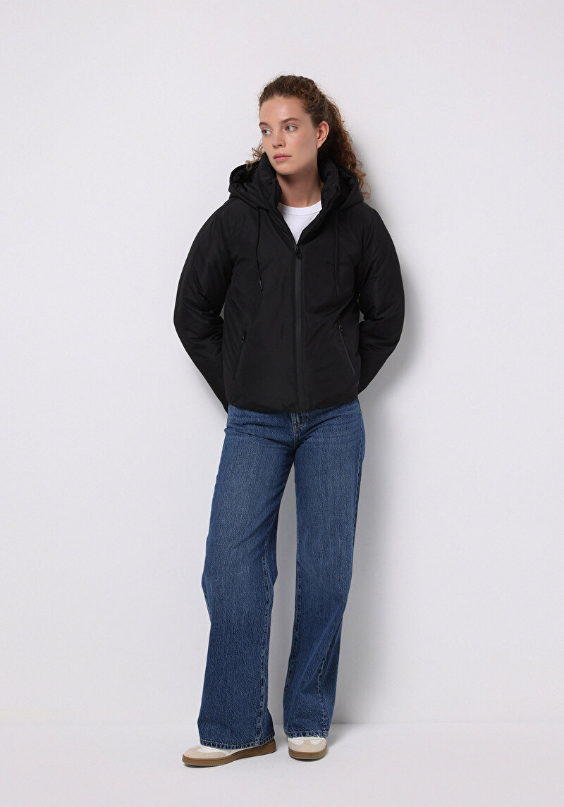 Imagine a Jacheta De Dama Negru Regular Fit Cl1076421