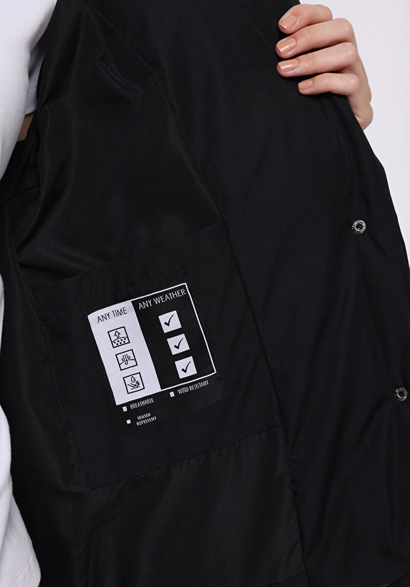 Afișați detalii pentru Jacheta De Dama Negru Regular Fit  Cl1076422