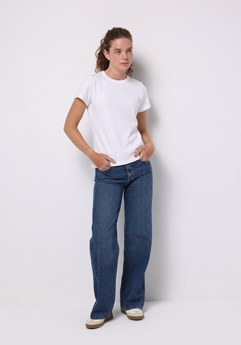 Afișați detalii pentru Pantaloni De Dama Albastru Regular Fit 970 Berry Cl1076559