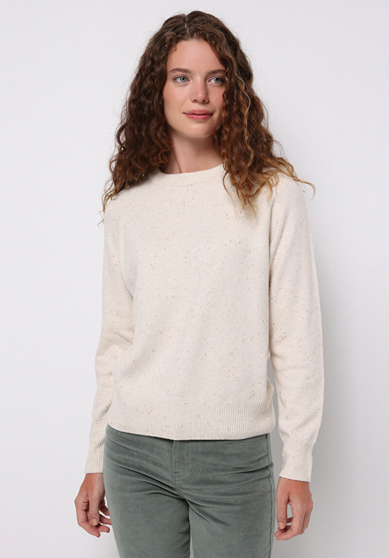 Imagine a Pulover De Dama Ecru Regular Fit  Cl1076628