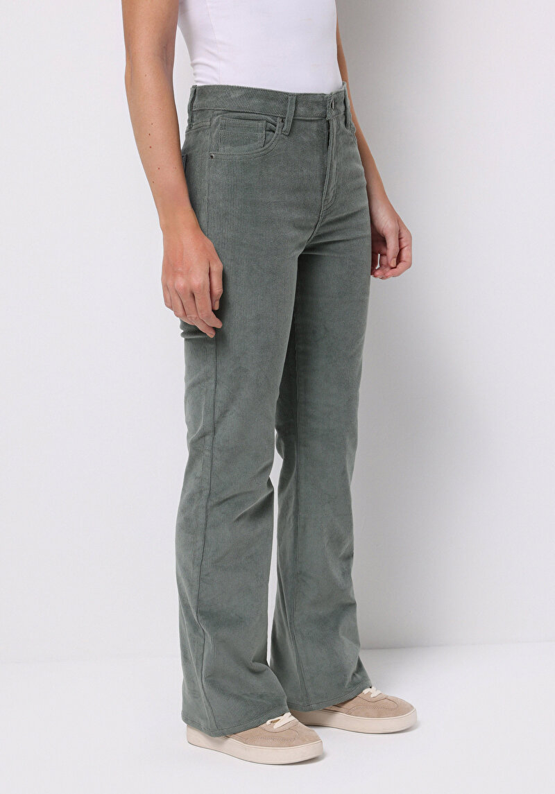 Imagine a Pantaloni De Dama Verde Monica Fit Cl1076888