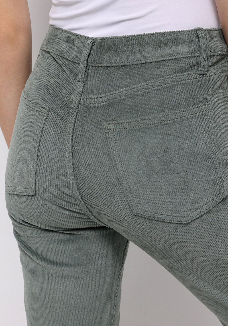 Afișați detalii pentru Pantaloni De Dama Verde Monica Fit  Cl1076888