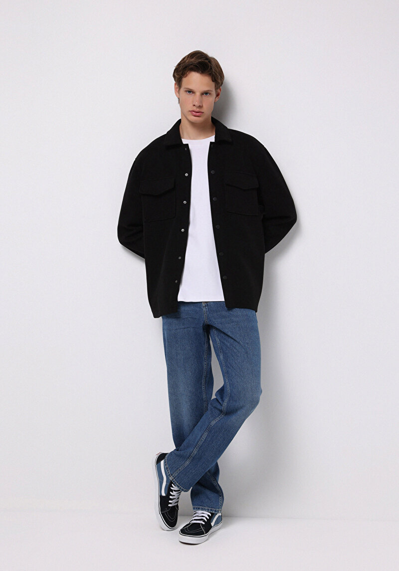 Imagine a Jachetă De Barbati Negru Regular Fit Cl1076233