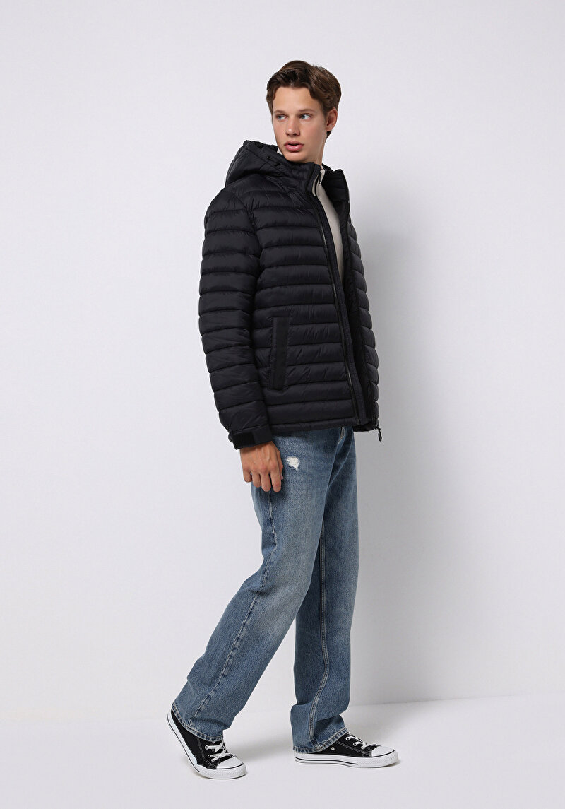 Imagine a Jacheta De Barbati Negru Slim Fit Cl1076511