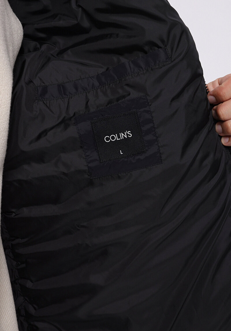 Afișați detalii pentru Jacheta De Barbati Negru Slim Fit  Cl1076511