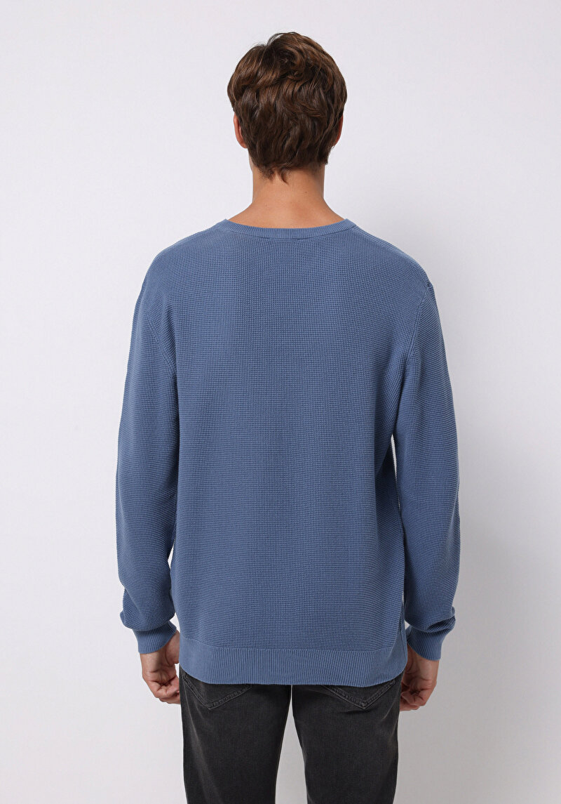 Imagine a Pulover De Barbati Albastru Regular Fit Cl1075647