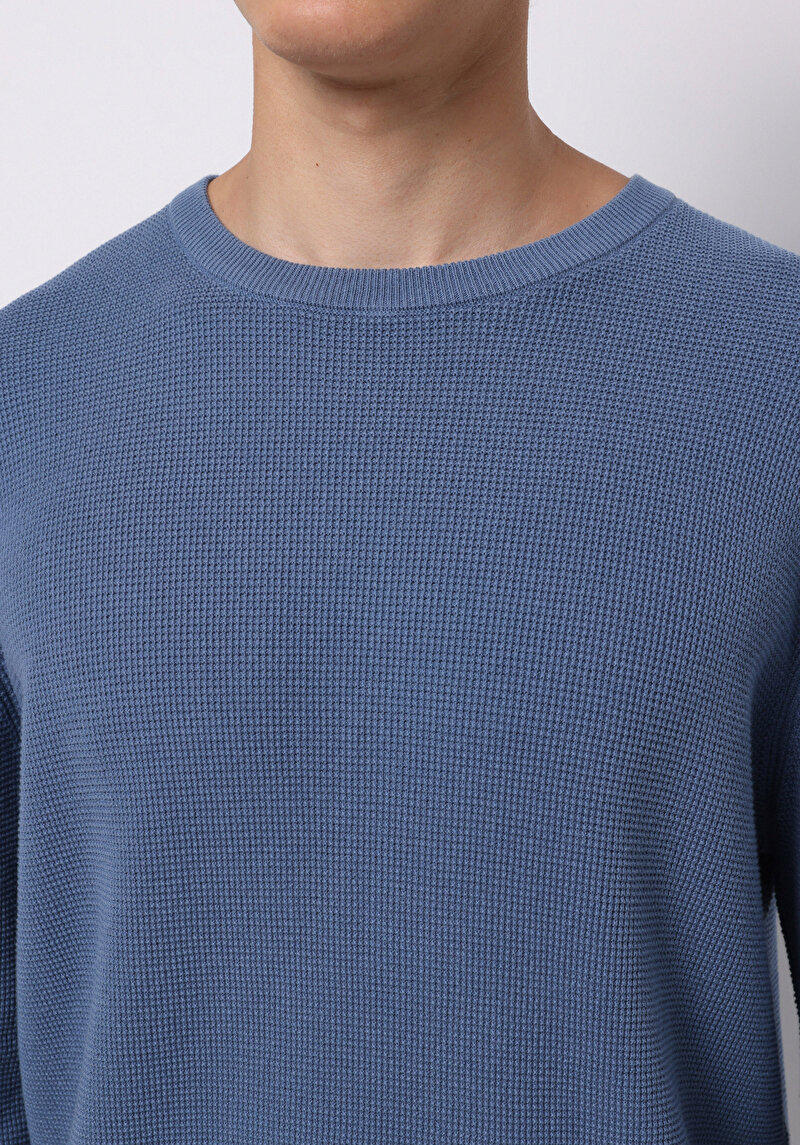 Imagine a Pulover De Barbati Albastru Regular Fit Cl1075647