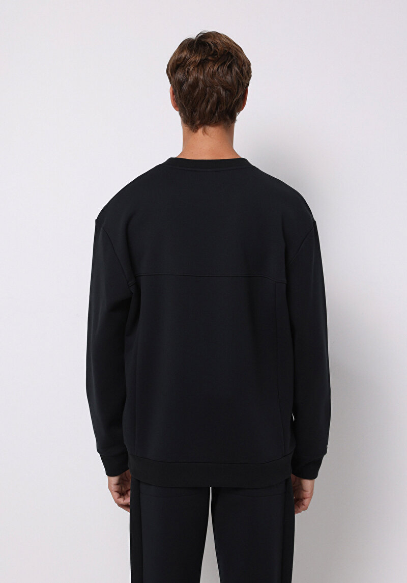 Imagine a Hanorac / Bluza De Barbati Negru Comfort Fit Cl1076472