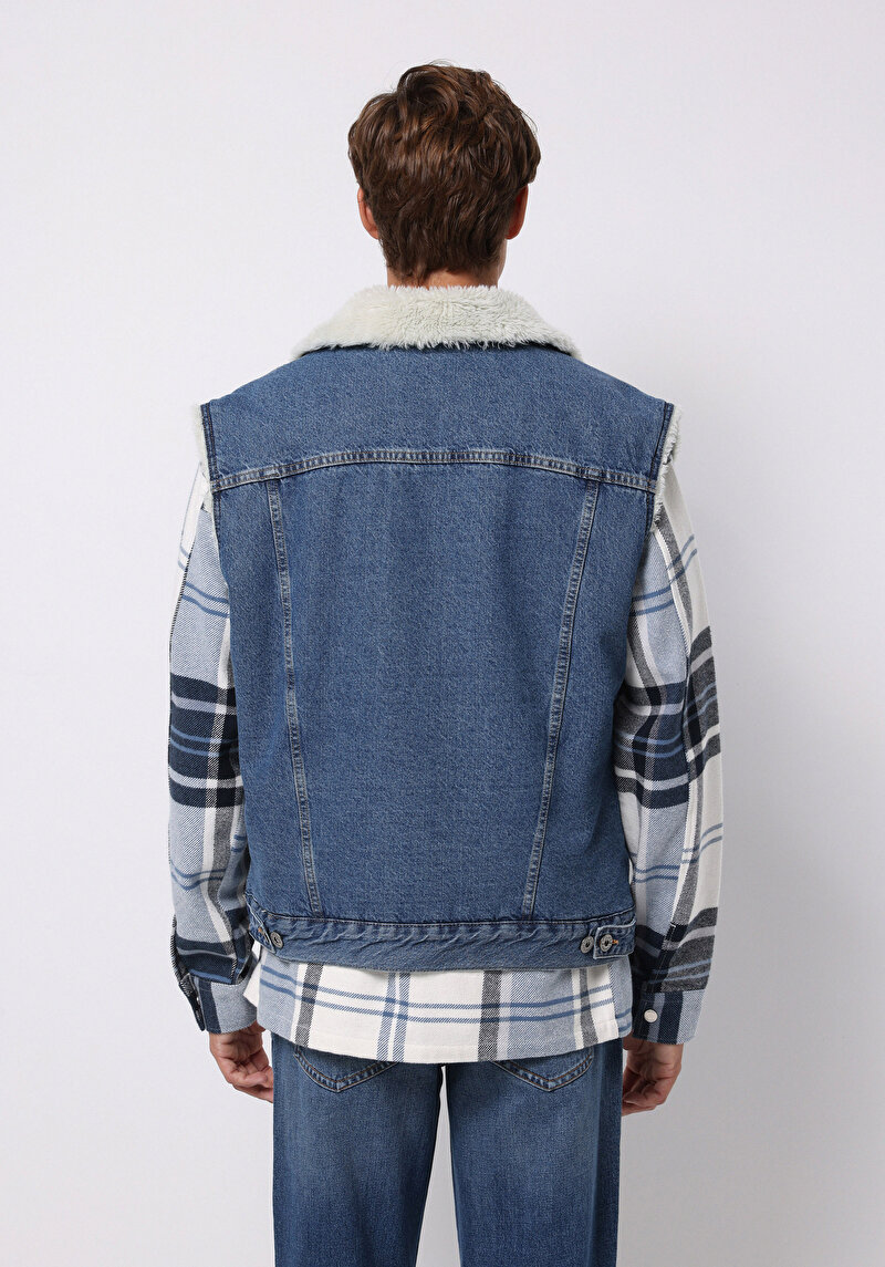 Imagine a Vesta De Barbati Albastru Inchis Regular Fit Cl1077185