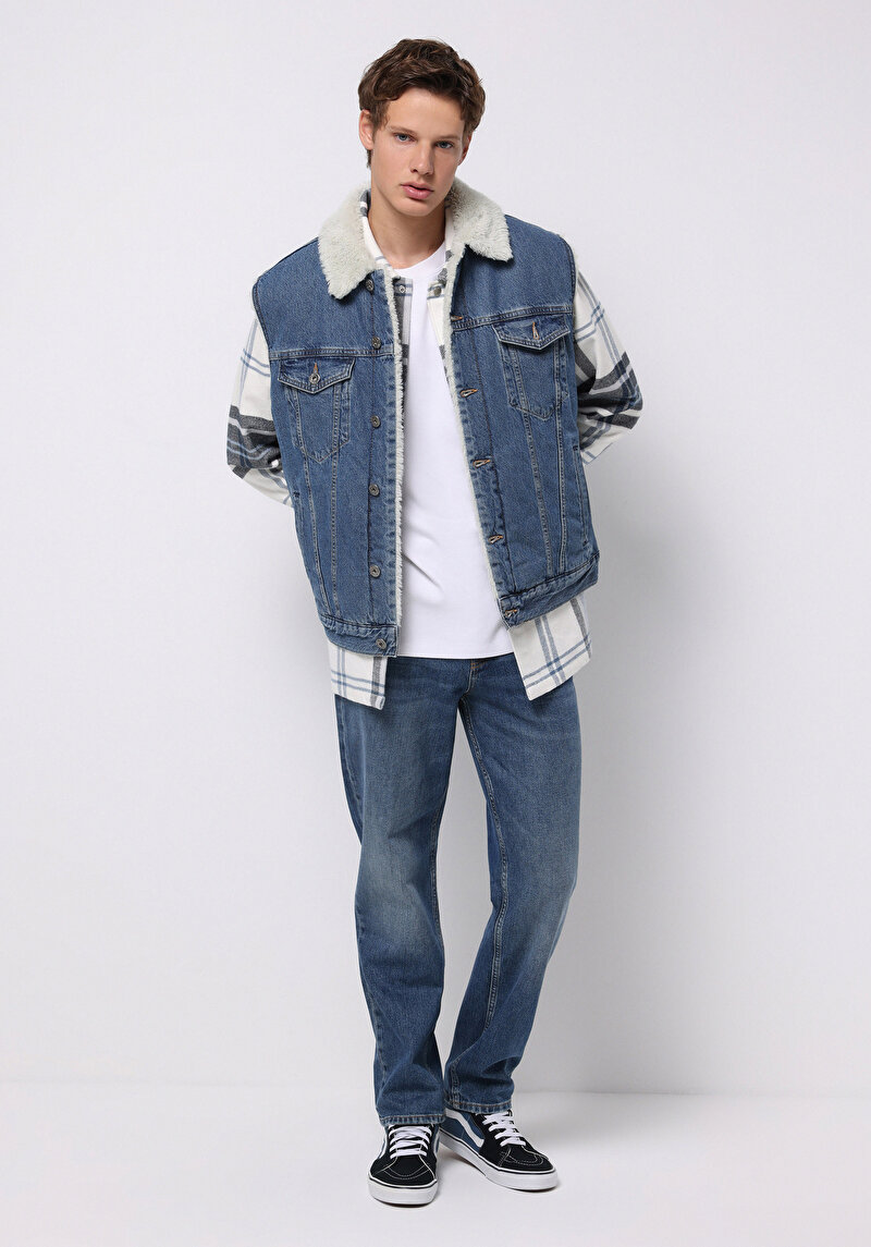 Afișați detalii pentru Vesta De Barbati Albastru Inchis Regular Fit  Cl1077185