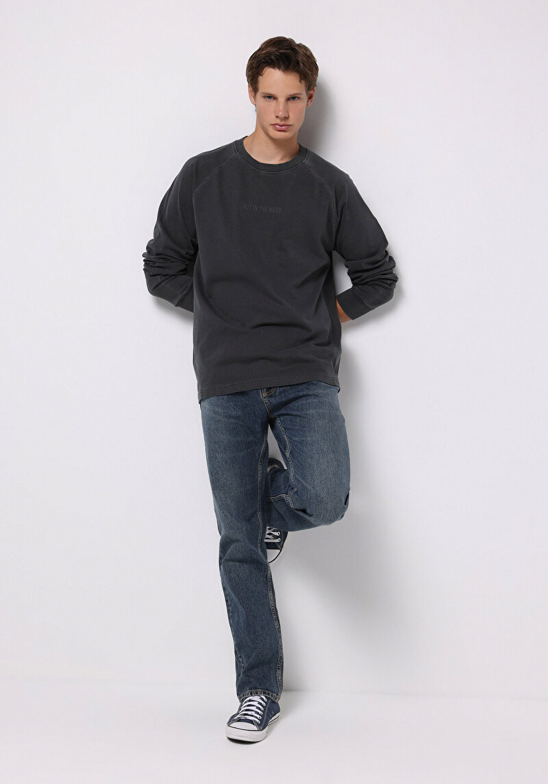 Imagine a Pantaloni De Barbati Albastru Regular Fit 045 David Cl1077376