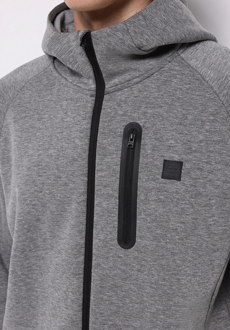 Imagine a Hanorac / Bluza De Barbati Antracit Regular Fit Cl1075396