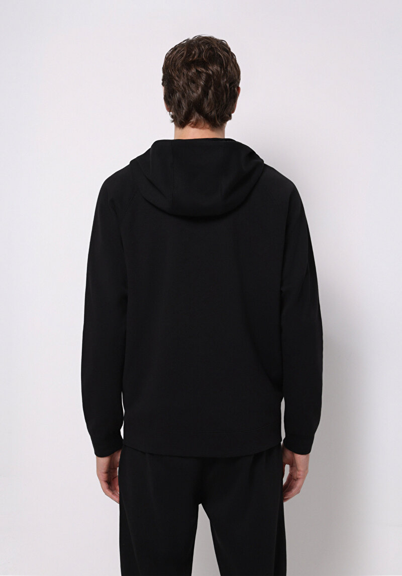 Afișați detalii pentru Hanorac / Bluza De Barbati Negru Regular Fit  Cl1075396