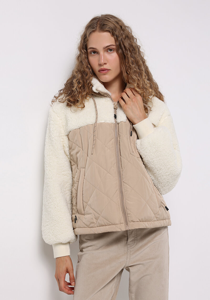 Imagine a Jacheta De Dama Bej Regular Fit  Cl1075684