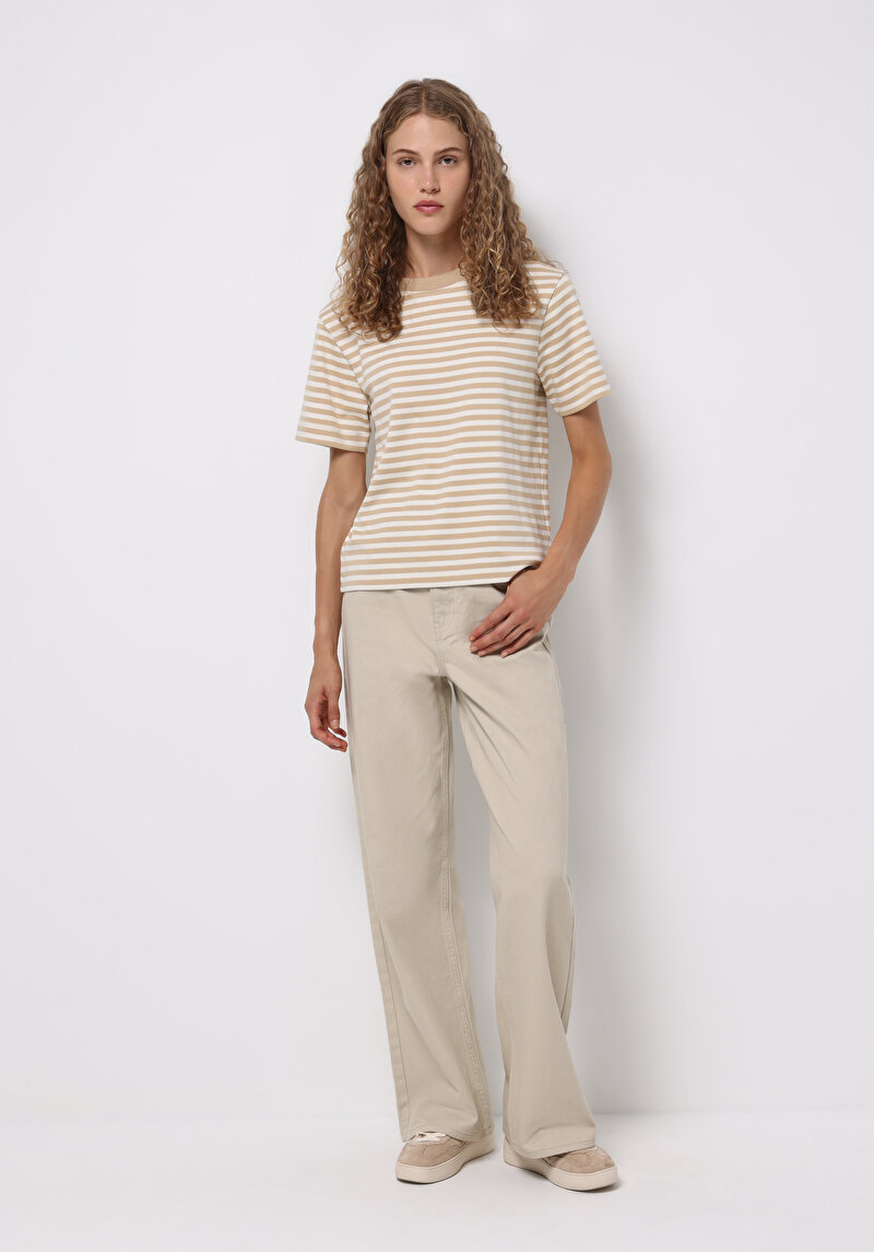 Imagine a Pantaloni De Dama Bej Berry Fit Cl1076104