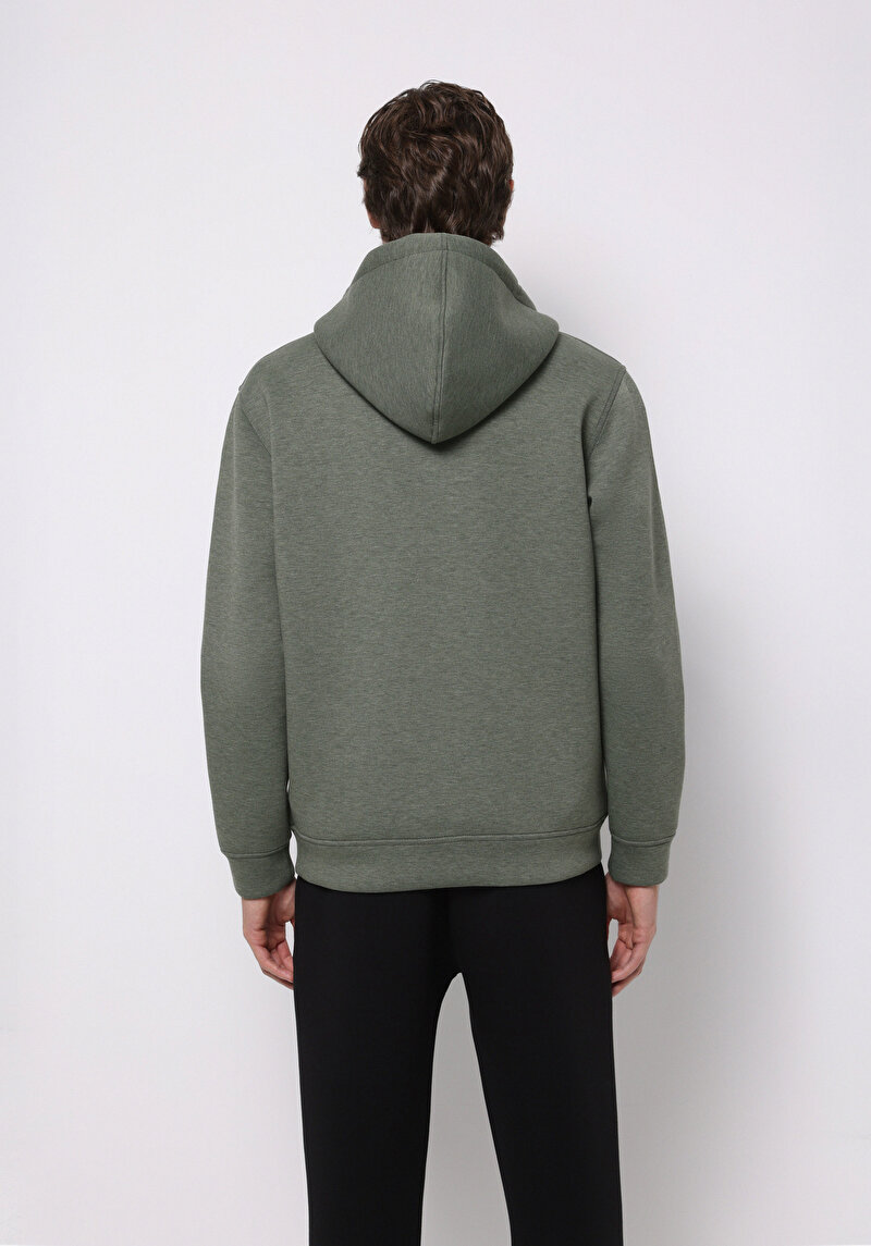 Imagine a Hanorac / Bluza De Barbati Verde Regular Fit Cl1075913