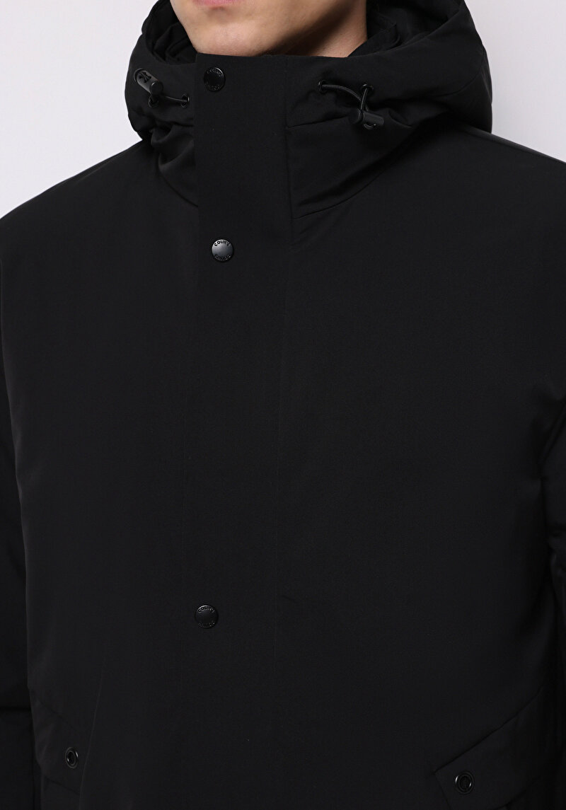 Imagine a Palton De Barbati Negru Regular Fit Cl1076722