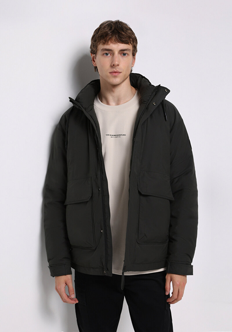 Imagine a Jacheta De Barbati Kaki Regular Fit  Cl1076761