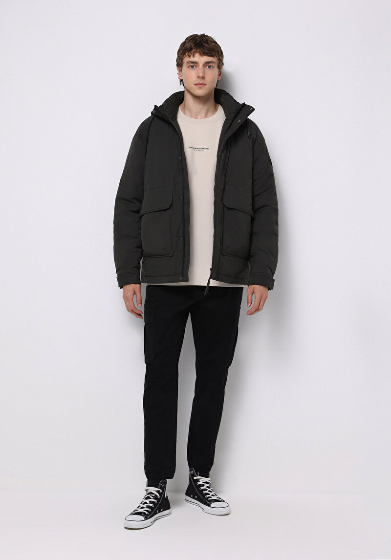 Afișați detalii pentru Jacheta De Barbati Kaki Regular Fit  Cl1076761