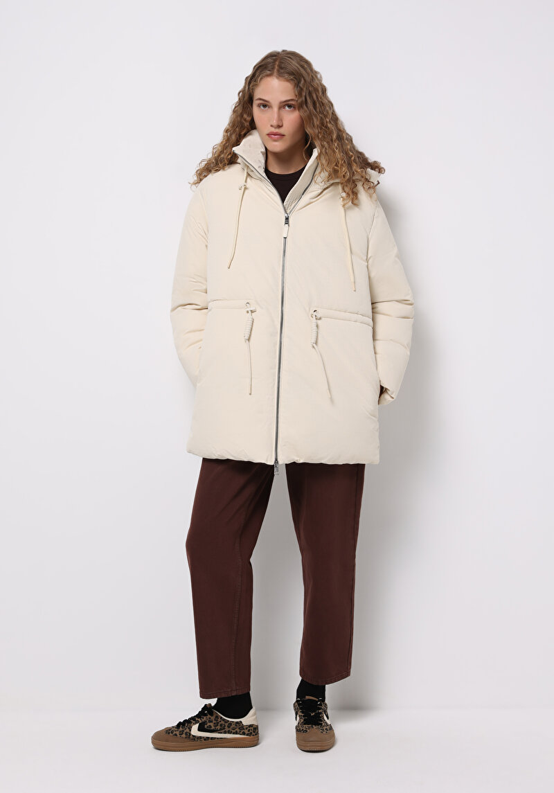 Imagine a Jacheta De Dama Ecru Regular Fit Cl1076416