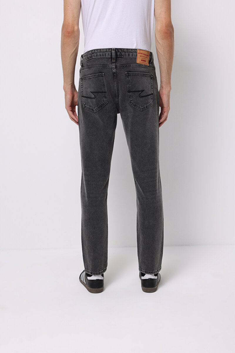 Imagine a Pantaloni De Barbati Negru Regular Fit 067 Jack Cl1076836