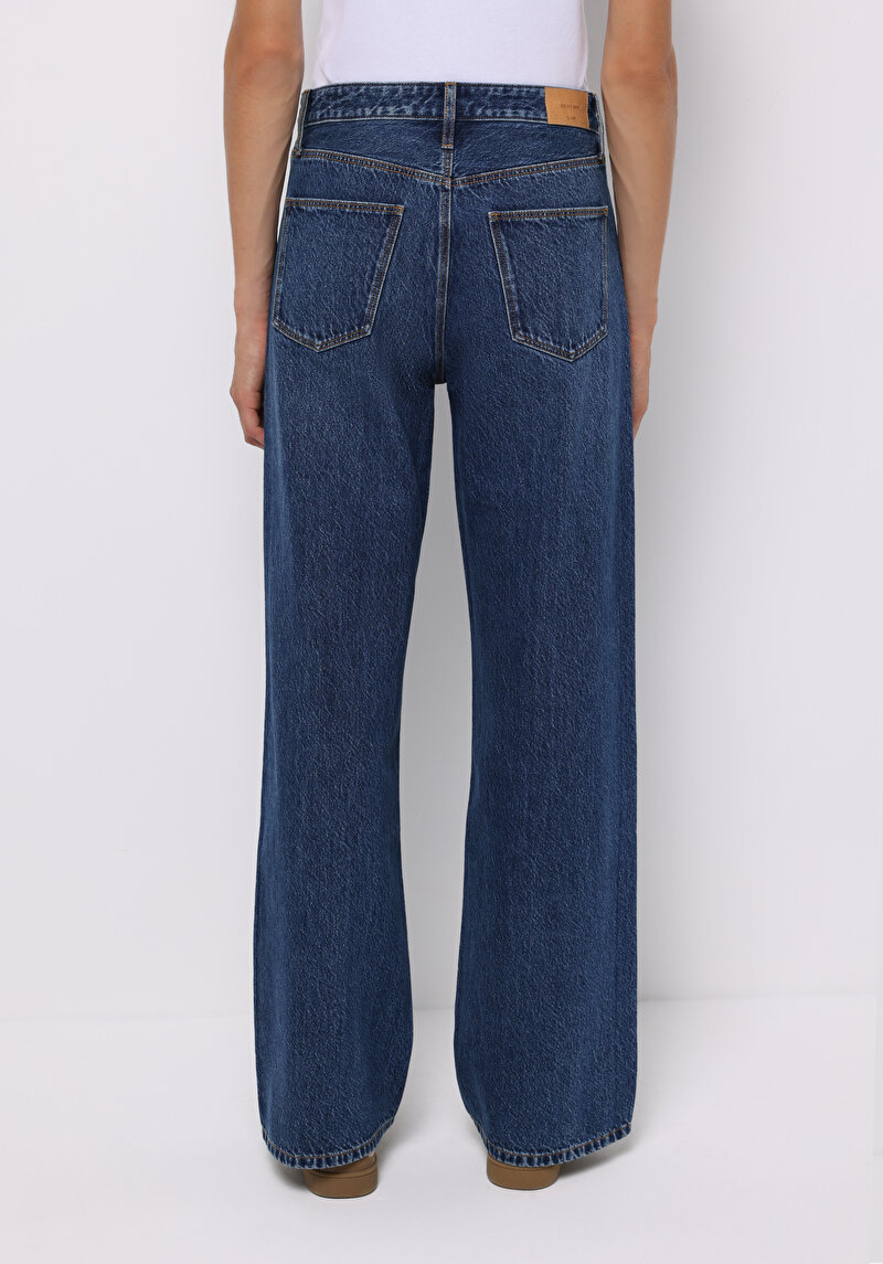 Imagine a Pantaloni De Dama Albastru Inchis Regular Fit 970 Berry Cl1076568