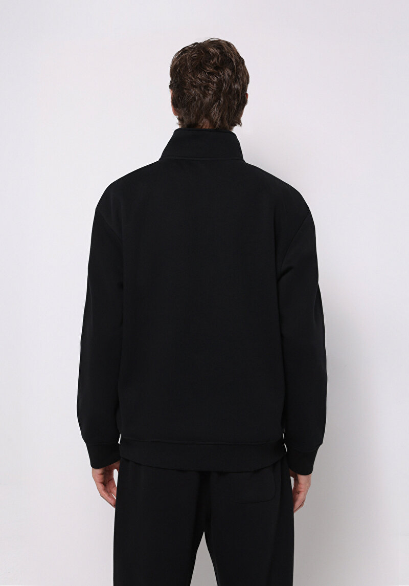 Imagine a Hanorac / Bluza De Barbati Negru Comfort Fit Cl1077098