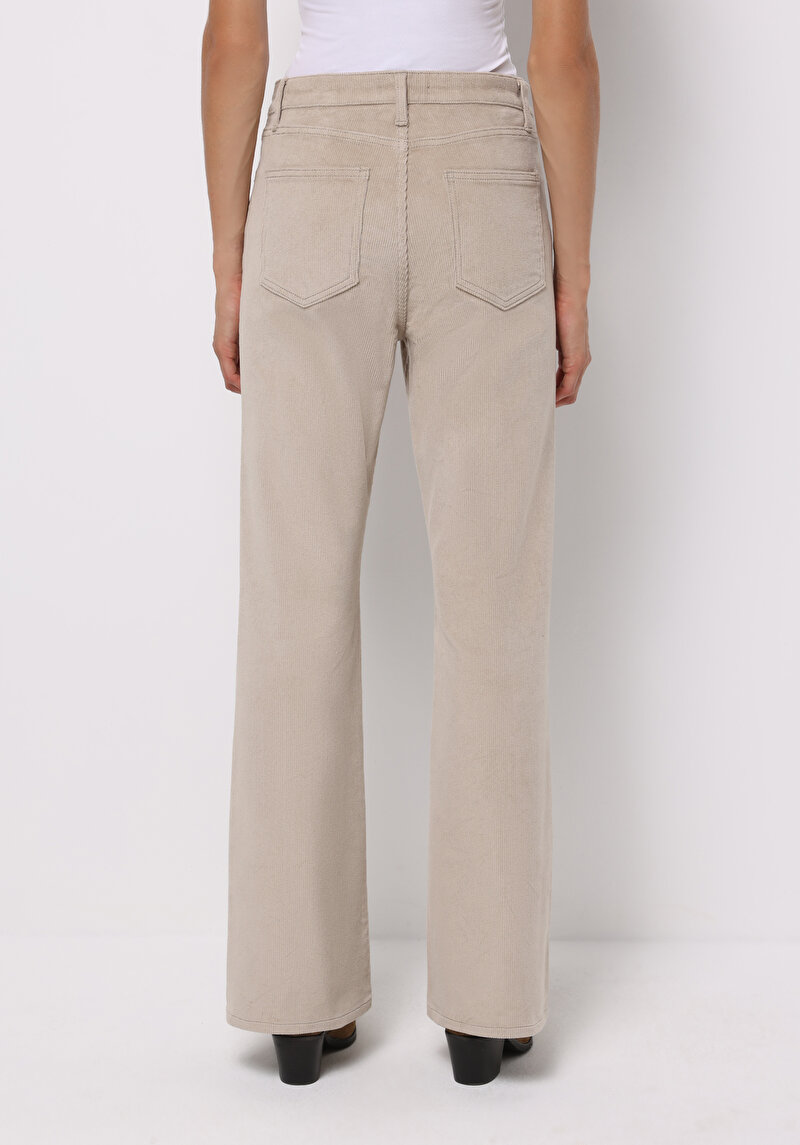 Afișați detalii pentru Pantaloni De Dama Bej Monica Fit  Cl1076888