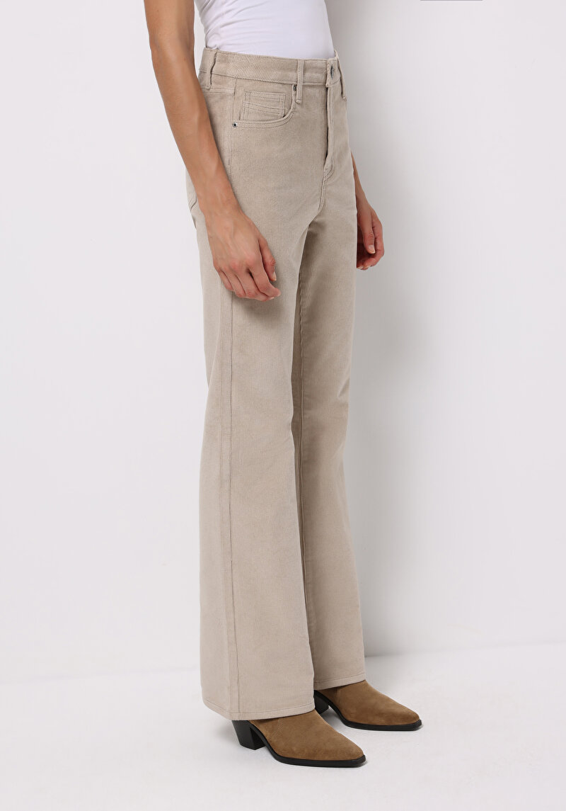 Afișați detalii pentru Pantaloni De Dama Bej Monica Fit  Cl1076888