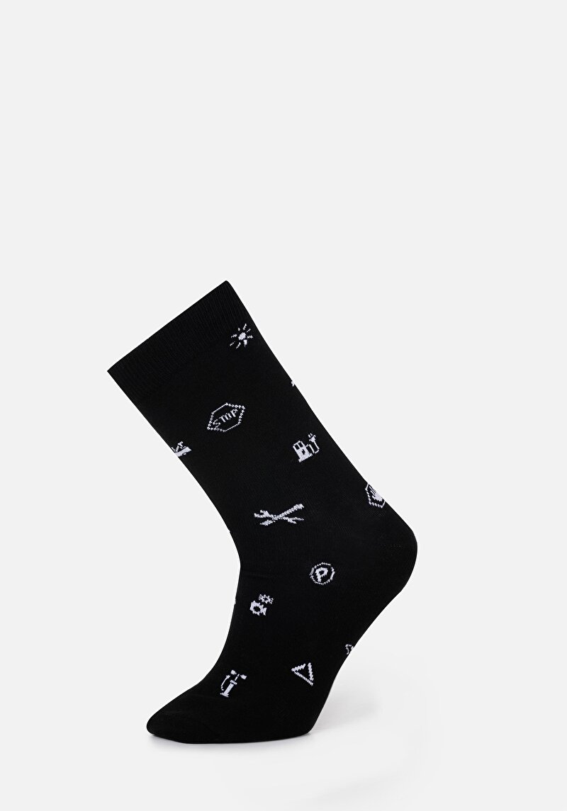 Imagine a Șosete Negre Pentru Bărbați