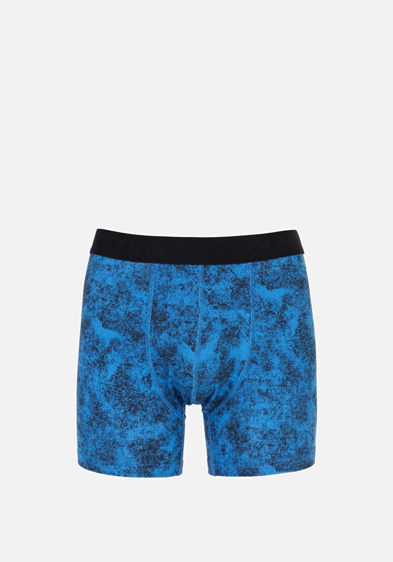 Imagine a Boxer Albastru Pentru Bărbați Modern Fit