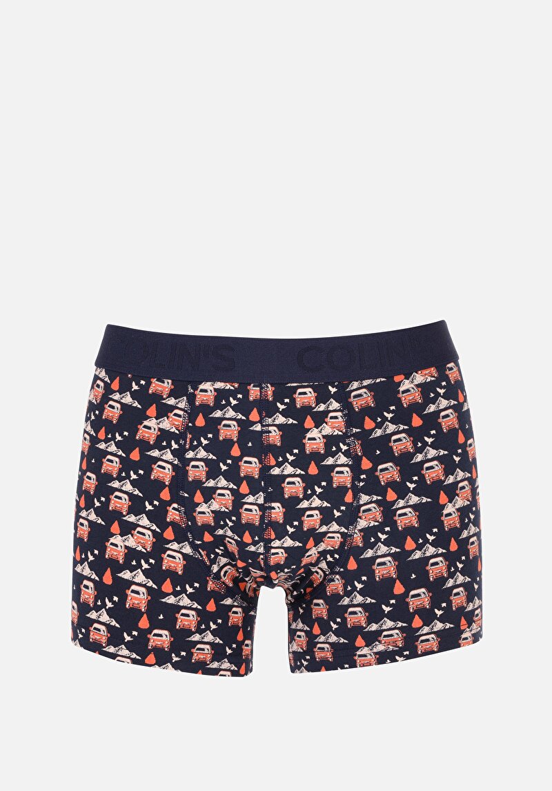 Imagine a Modern Fit Boxer Bleumarin Pentru Bărbați